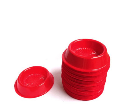 Червени дератизационни чинийки - купички за залагане на отрова срещу гризачи - Бран Инсект