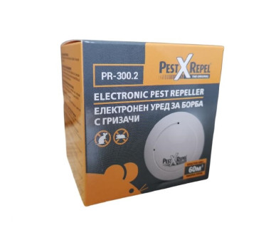 Евтин ултразвуков уред срещу гризачи – плъхове и мишки. Модел PR-300.2 за 60 кв.м. - Бран Инсект
