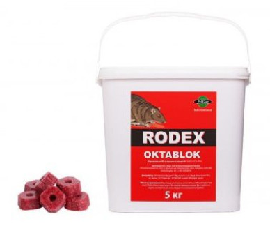 Родекс Октаблок - восъчни блокчета за борба с плъхове и мишки - Бран Инсект