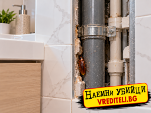 Инсталационен щранг с отвори около тръби в ремонтирано жилище
