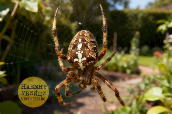 Паук-крестовик (Araneus diadematus)